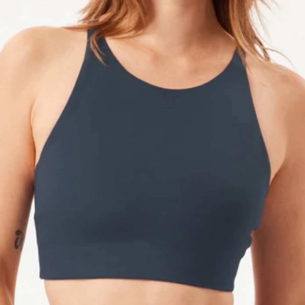 Girlfriend Collective Topanga Halter Bra